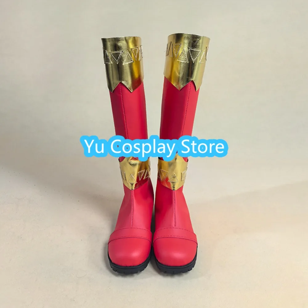 Super Sentai Kishiryu Sentai Ryusoulger Ryusoul Red Cosplay Shoes Anime Cosplay Shoes Boots Halloween Costumes Props