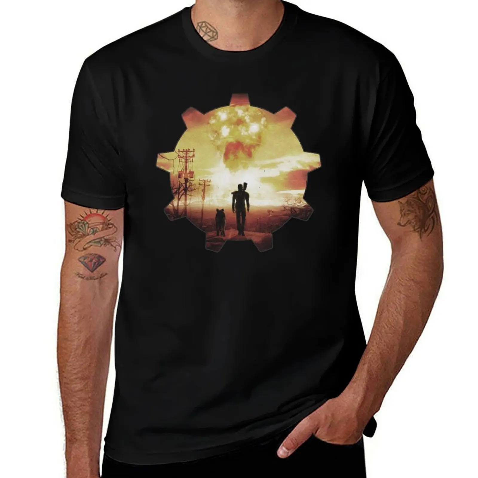 The Lone Wanderer T-Shirt Classic Graphic Short Sleeve Top