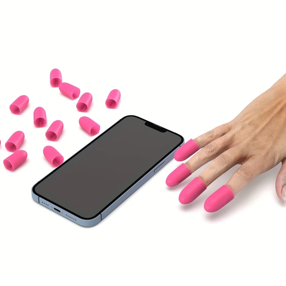 Silicone Finger Guards for Crafting, Guitar Playing, Anti-Slip Finger Protectors image 3
