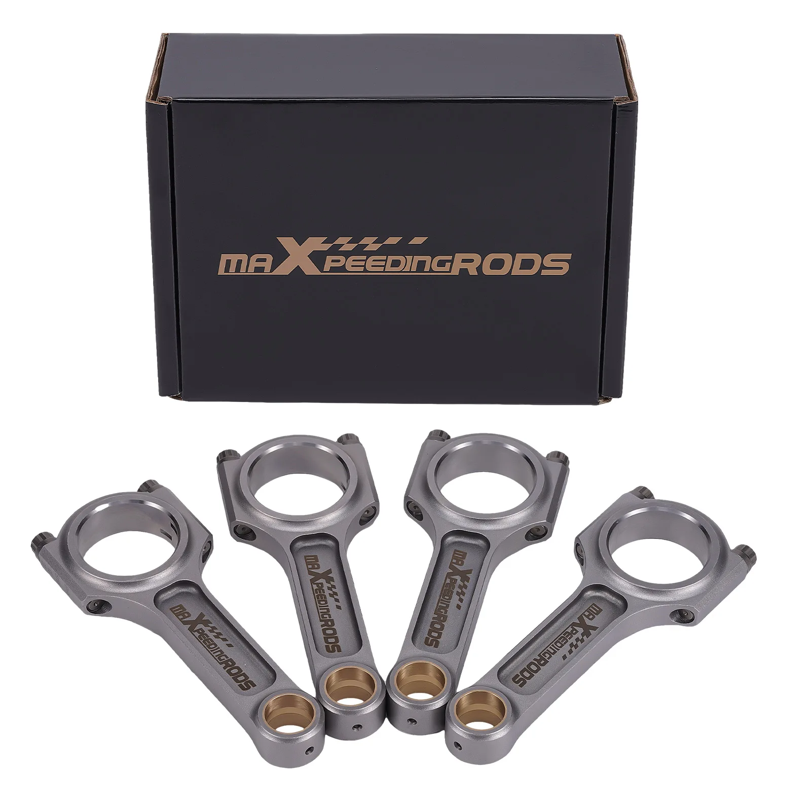 I-Beam Racing Forged Connecting Rod for Honda Civic CRX D16 D Series D16A D16Y7 D16Y8 D16Z6 ARP Bolts Conrod TUV