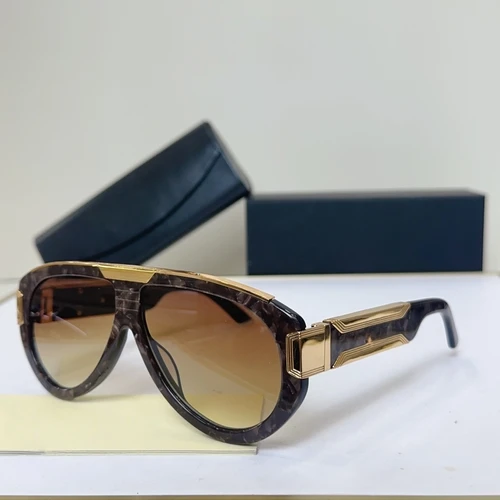 Imagen 2 del producto Gafas de sol circulares de lujo para hombre, diseño de moda, gafas de sol IDOL-A9, gafas de sol Vintage para conducir, gafas de sol para mujer