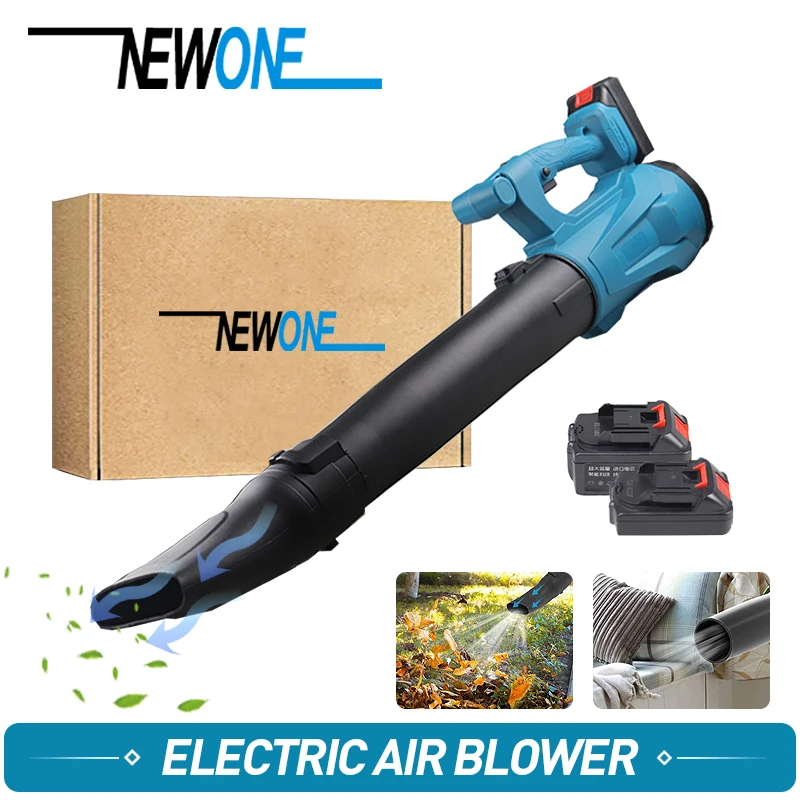 16000r/min Cordless Electric Air Blower 6 Speeds Handheld Leaf Blower Dust Collector Sweeper Garden Tools for Makita 18V Battery