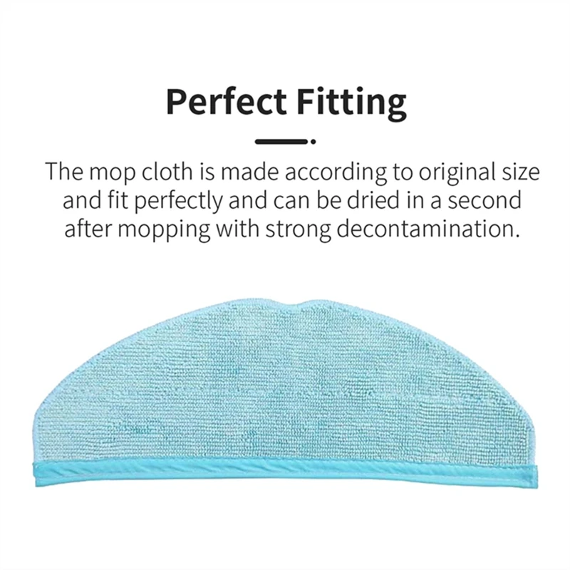 ممسحة قابلة للغسل لمكنسة مكنسة كهربائية روبوت بديلة ، كونغا راب الترا AI ، 20 ergy