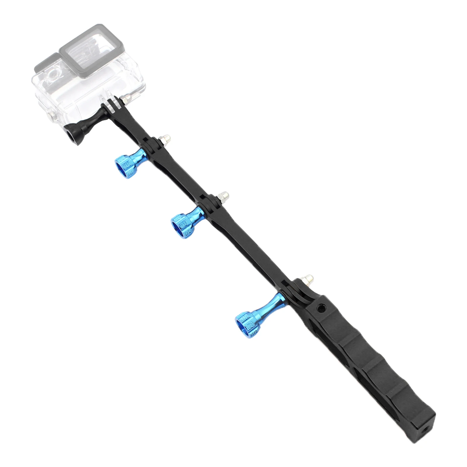 Gopro用3 in 1折りたたみ式および調整可能3 in 1折りたたみ式および調整可能アクセサリ,ネジ付き,エクステンション,ピボットアーム,アルミニウム合金