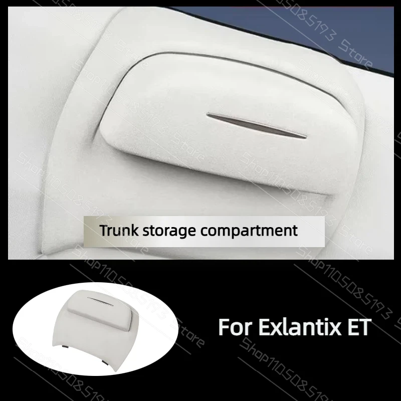 For Exlantix ET High-Quality Suede Car Glasses Case Roof Sunglasses Storage Clip Interior Modification Accessories