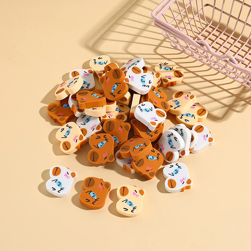 10/50pcs kawaii roztomilá kapybara guma mazací guma legrační kreslený děti guma mazací guma škola zásoby student papírnictví dárky