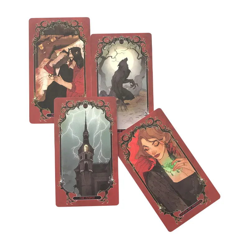 Horror Tarot Card Paper Card Game Entertainment Fate Divination Card Tarot And A Variety Of Tarot Options PDF Guide