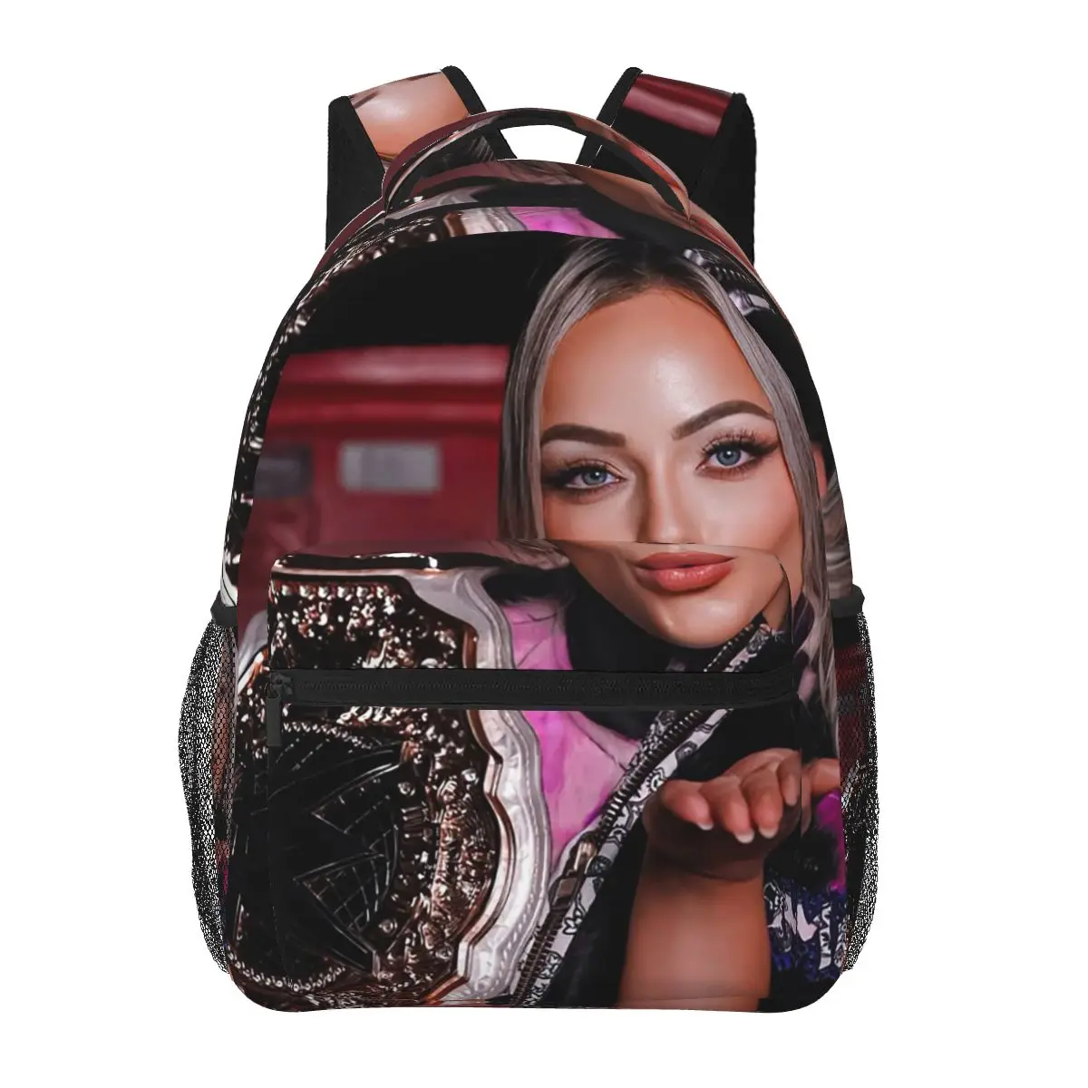 

Liv Morgan Backpacks Boys Girls Bookbag Children School Bags Cartoon Travel Rucksack Shoulder Bag Large Capacity