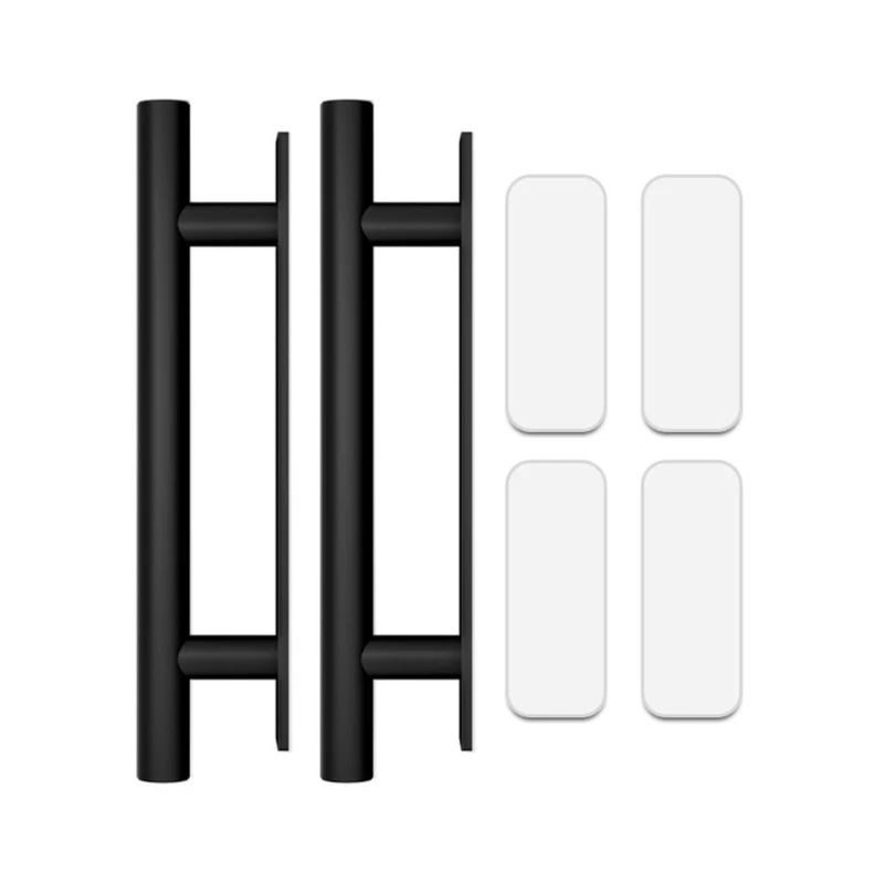 

2 Pcs Self-adhesive Drawer Pulls Dressers Wardrobe Handles Kitchen Cupboard Drawer Handle Plastic Furniture Handle