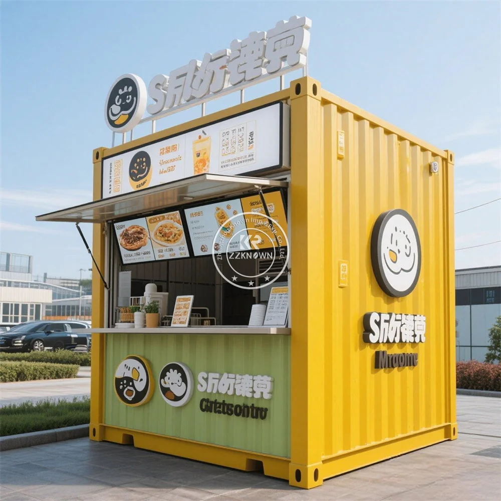 

Container Bar and Coffee Shop Modular Movable Convenience Store for Sale Mobile Shop