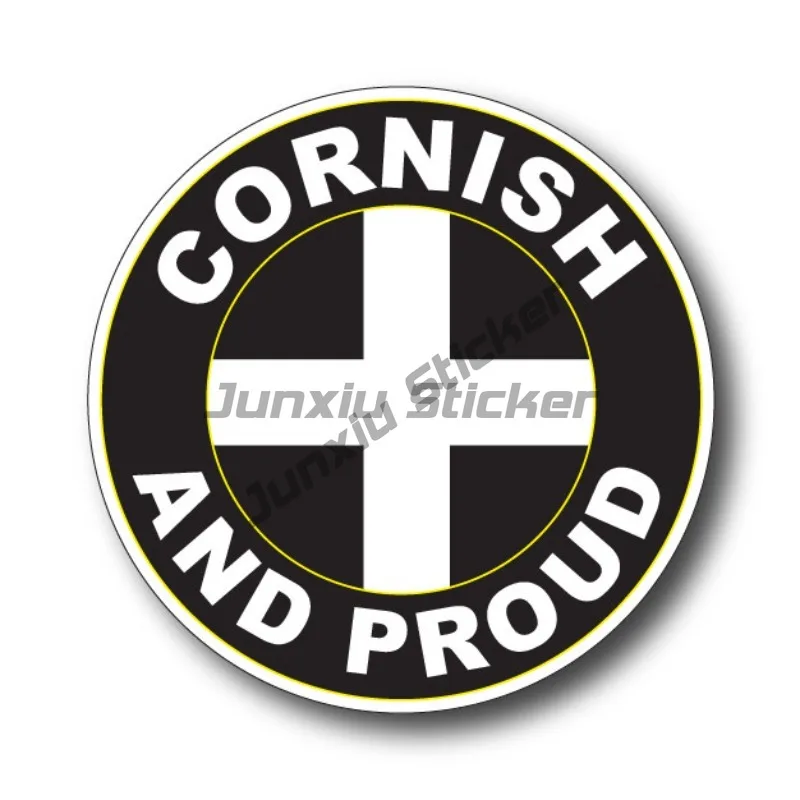 Fashion and Creative Logo: Cornish and Proud - Flag Car Van Lorry Vinyl Self Adhesive Stickers