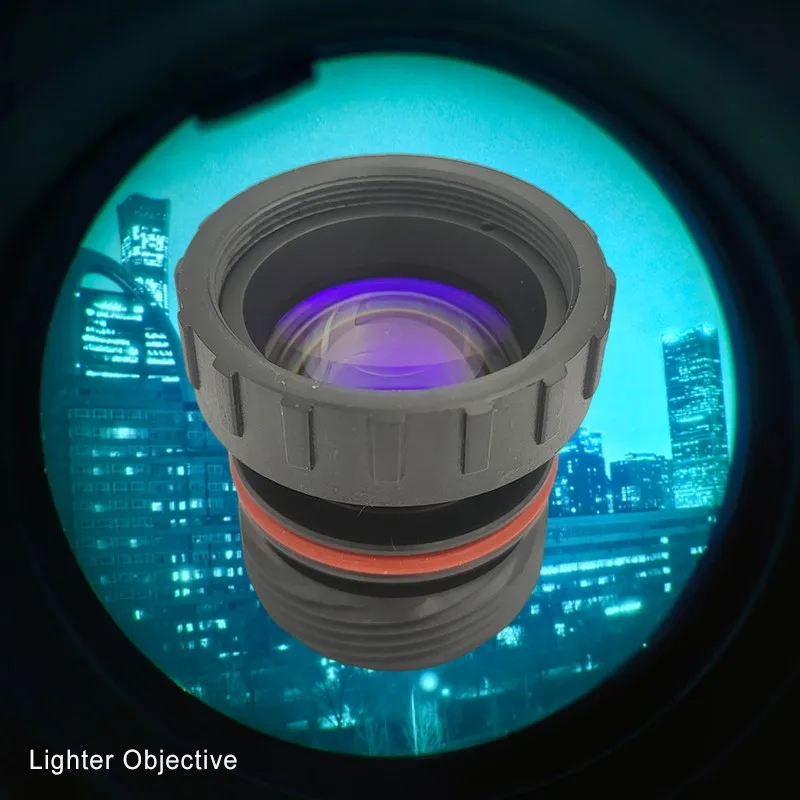 Wide Field  PVS-14 Objective Lens Durable 25mm for Night Vision Device Available Use Outdoor and Field