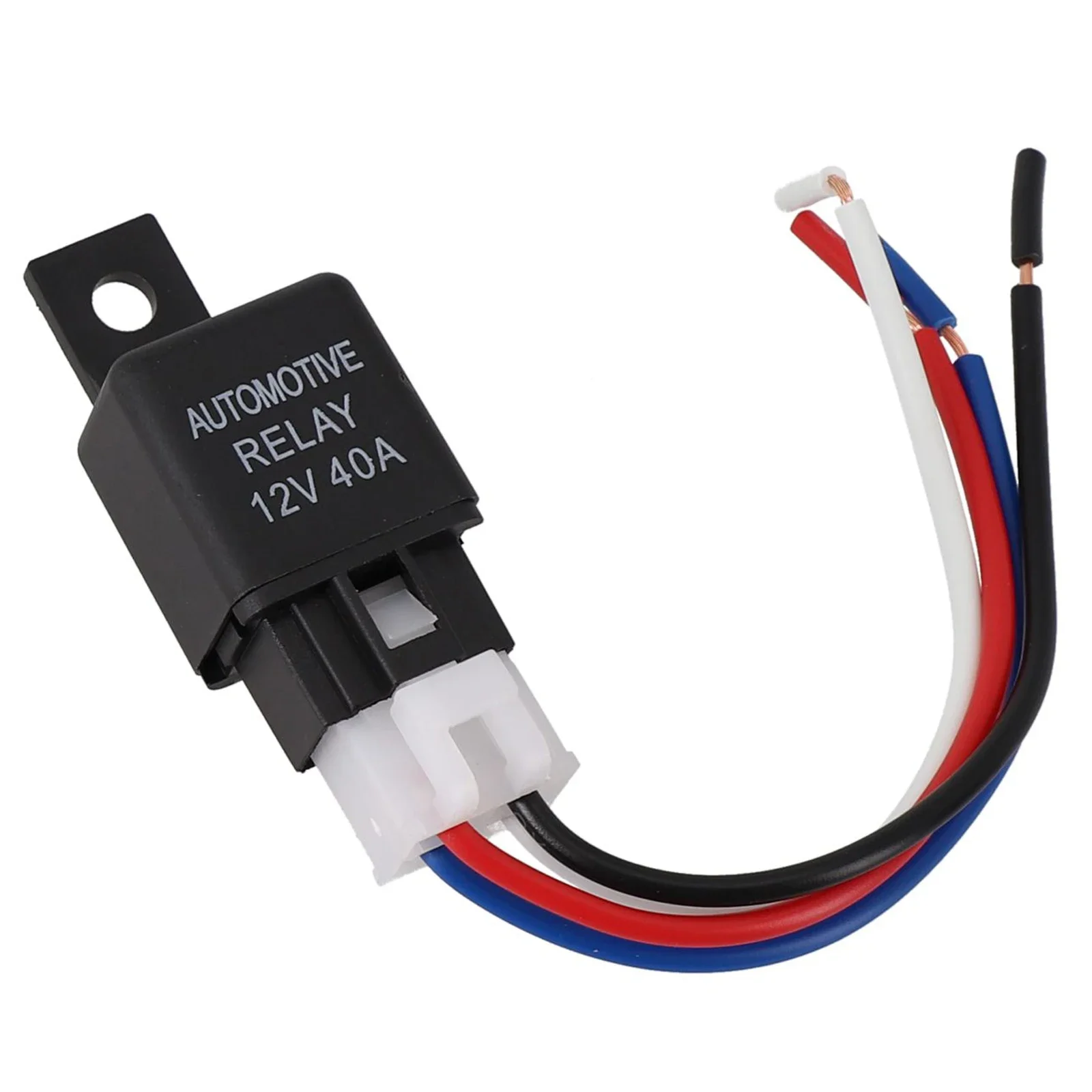 

SPST Cable Car Relay Cable Car Relay 12V 1pc 4 Pin 40A Car Relay For Car Alarms HID Headlights Package Contents: