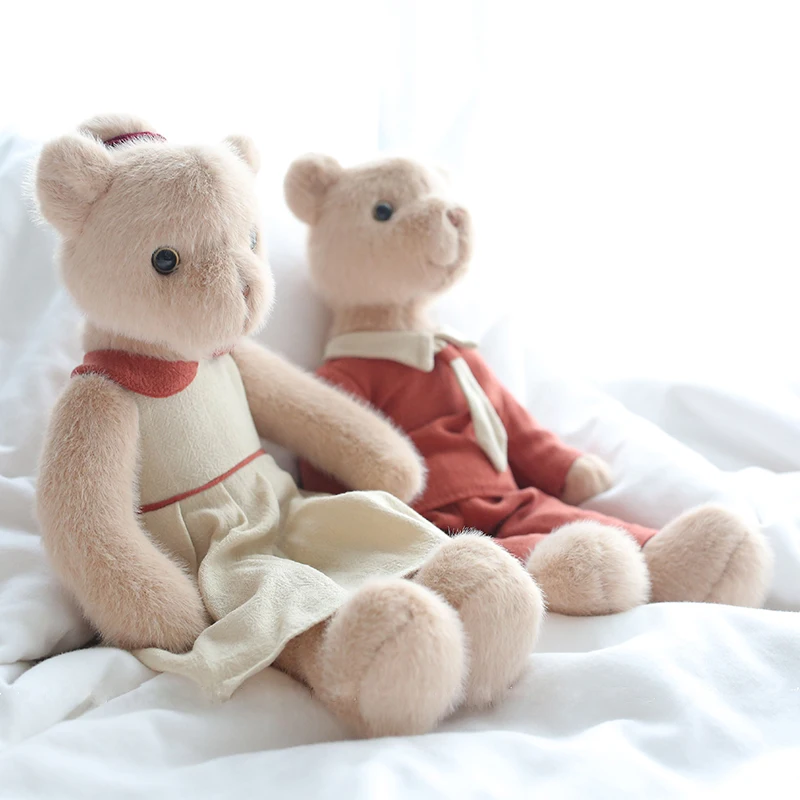 30 cm Flauschigen Bär Plüsch Spielzeug Cartoon Teddybären Gefüllte Puppe Weiche Spielzeug Mit Kleidung Für Kind Puppen Geburtstag Weihnachten geschenk