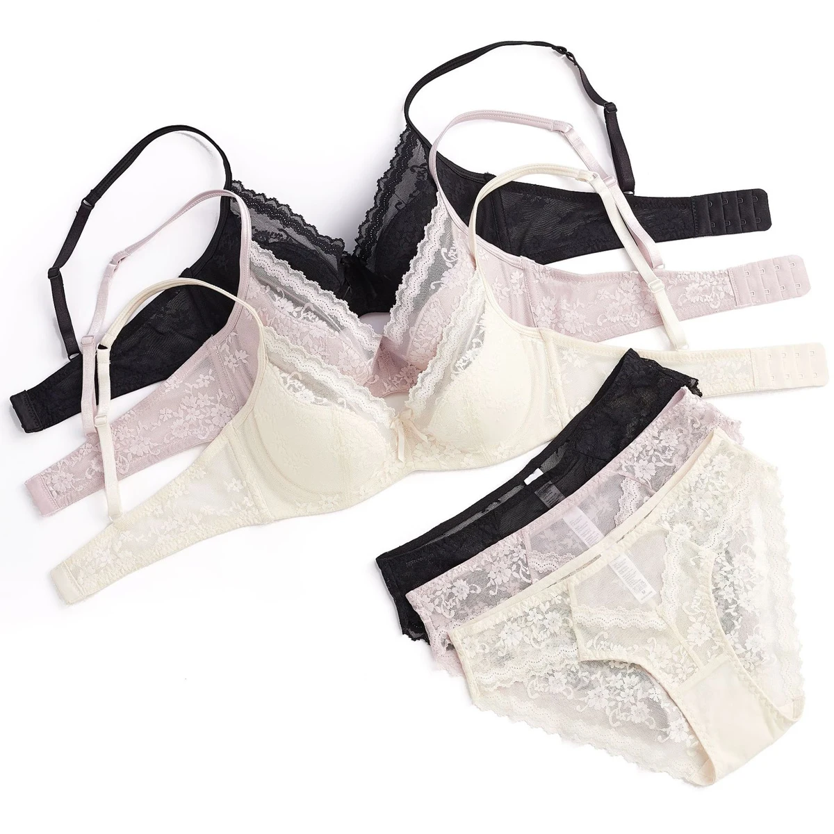 

Французский бюстгальтер пуш-ап с тонкой чашкой, сексуальное кружевное женское нижнее белье с вышивкой, модные цветы, романтические бюстгальтеры, удобное нижнее белье, комплект нижнего белья