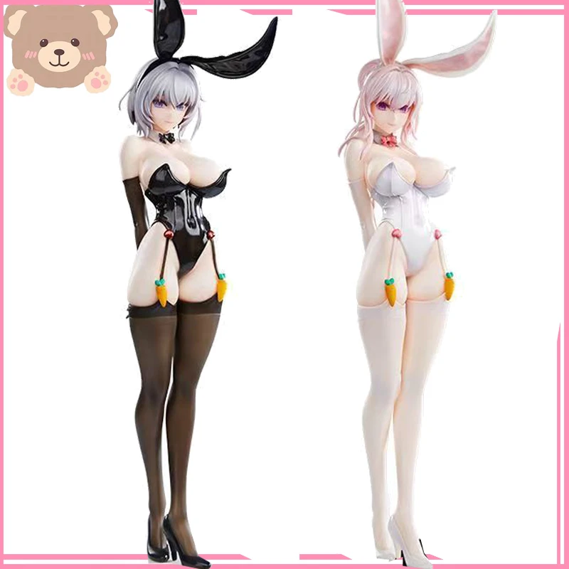 

1/6 Fancam Bunny Girls White Figure Chinese Anime Original Bunny Girls Black PVC Action Figure Toy Game Collectible Model Doll