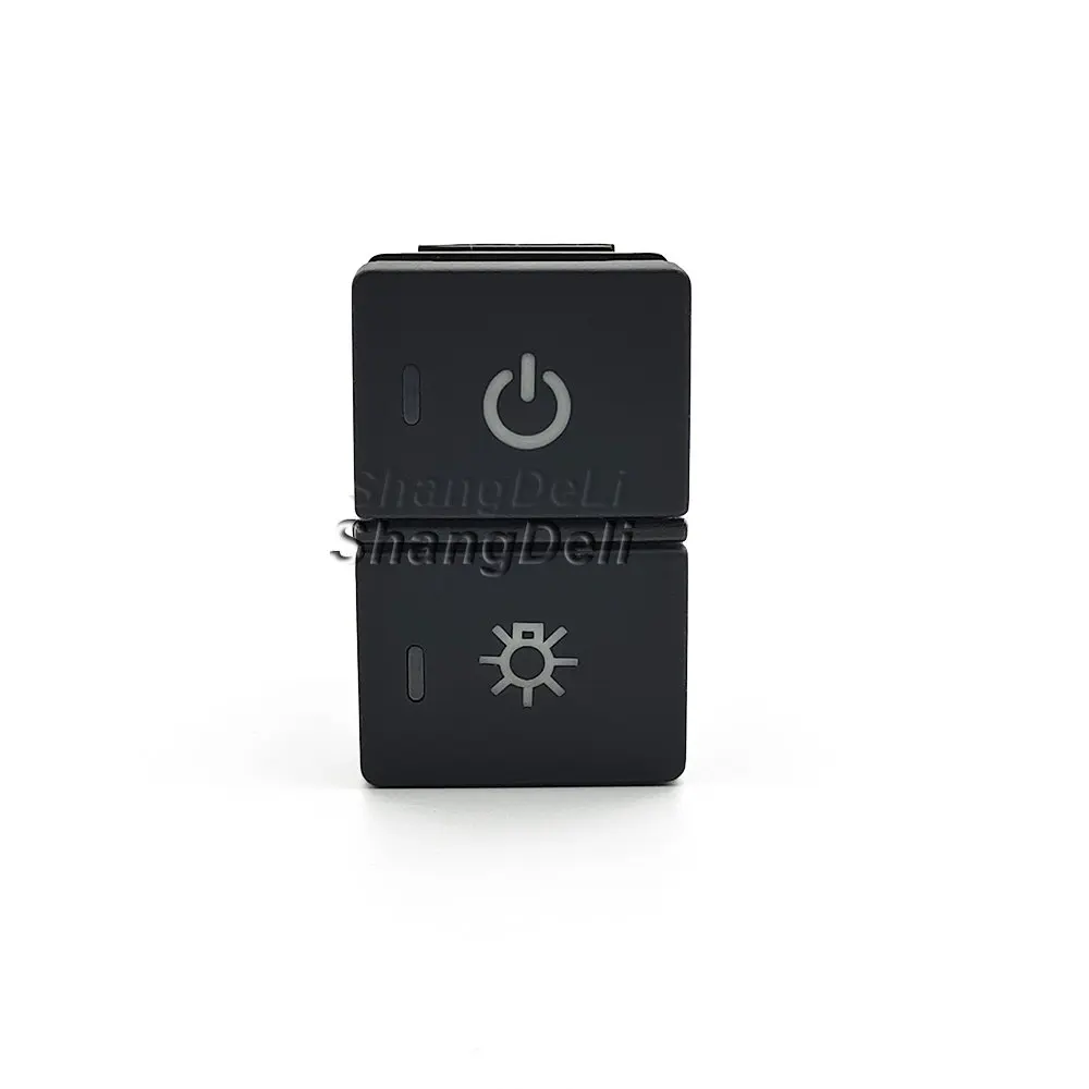 1 Stück für Honda CRV URV AVANCIER CITY Dual-Tasten-Schalter LED DRL Nebelscheinwerfer Radar Power On Off Kamera-Schalter-Taste mit Draht – Detail 3