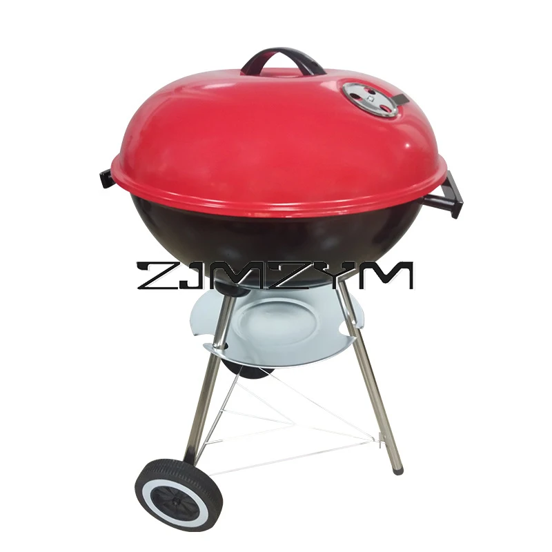 Foldable Household Four Legged Stove, Charcoal Grill, Barbecue Rack Grill Outdoor Camping BBQ Grills