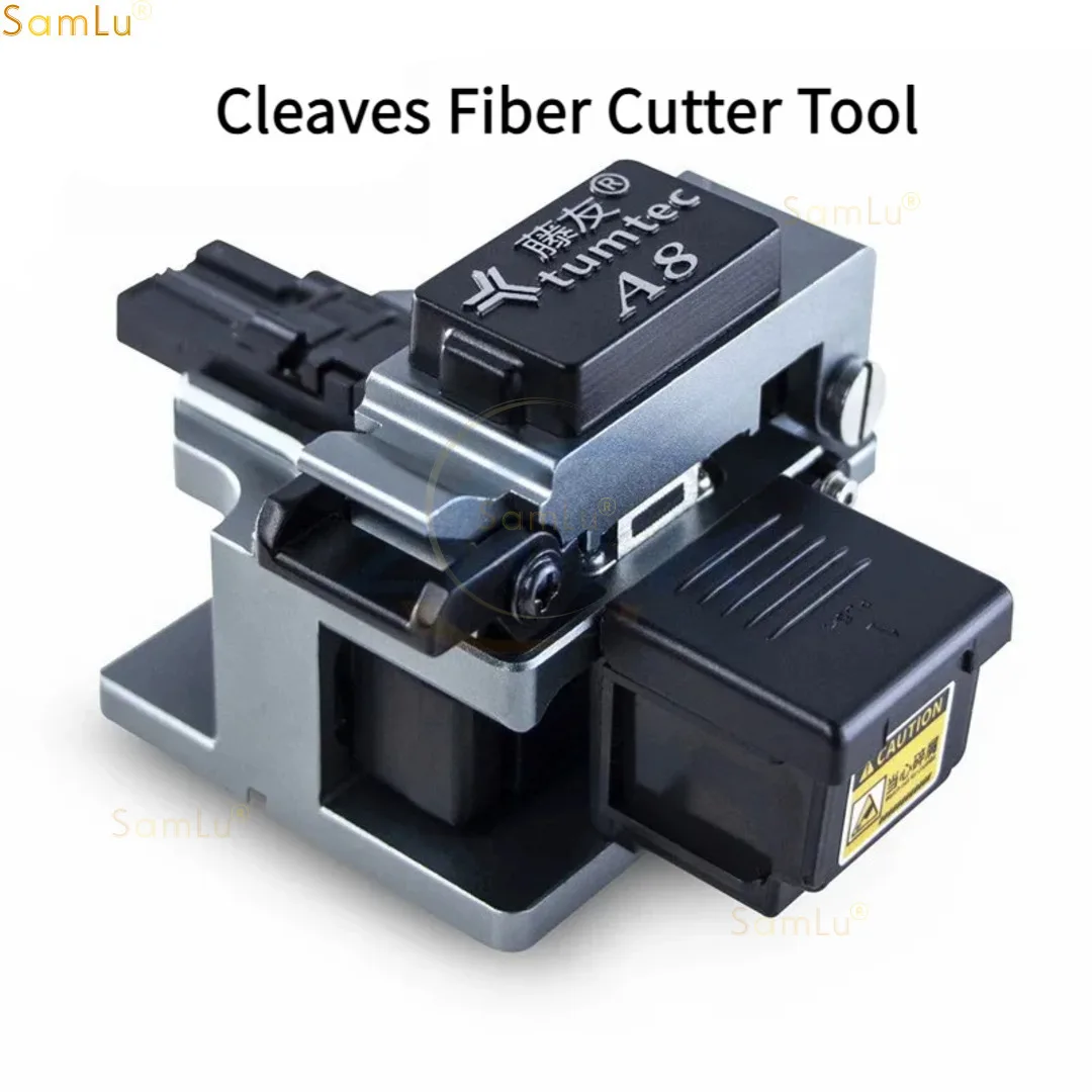 Original Tumtec A8 High Precision Optical Fiber Cleaver with 24 Cleaving Spots and 48000 Cleaves Fiber Cutter Tool