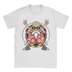 Dragon Ball Master Roshi Manga T-Shirts for Men Women Fashion Pure Cotton Tees Crew Neck Short Sleeve T Shirt Summer Tops