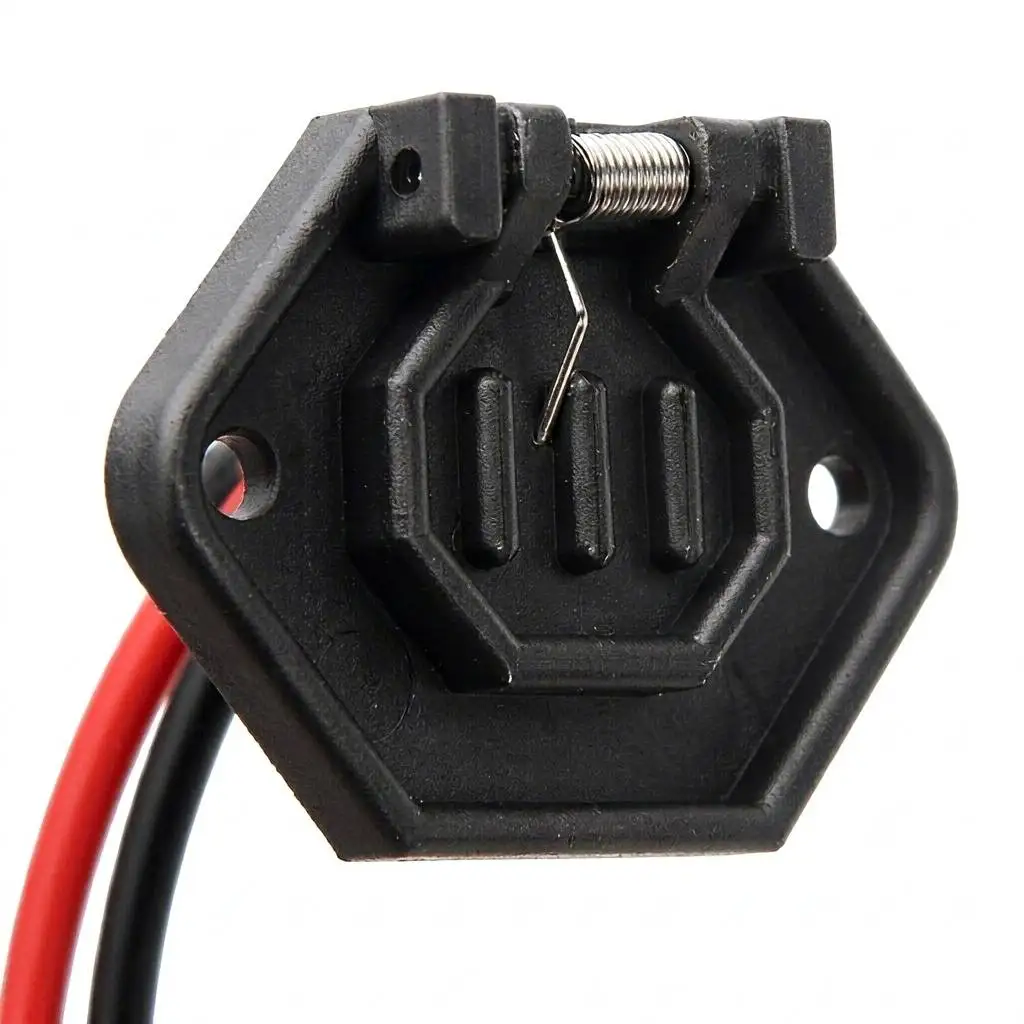 Waterproof 12V Quick Connect Wiring Kit 10AWG for Trolling Motors Supporting High-Current DC Power Transfer in Marine Settings