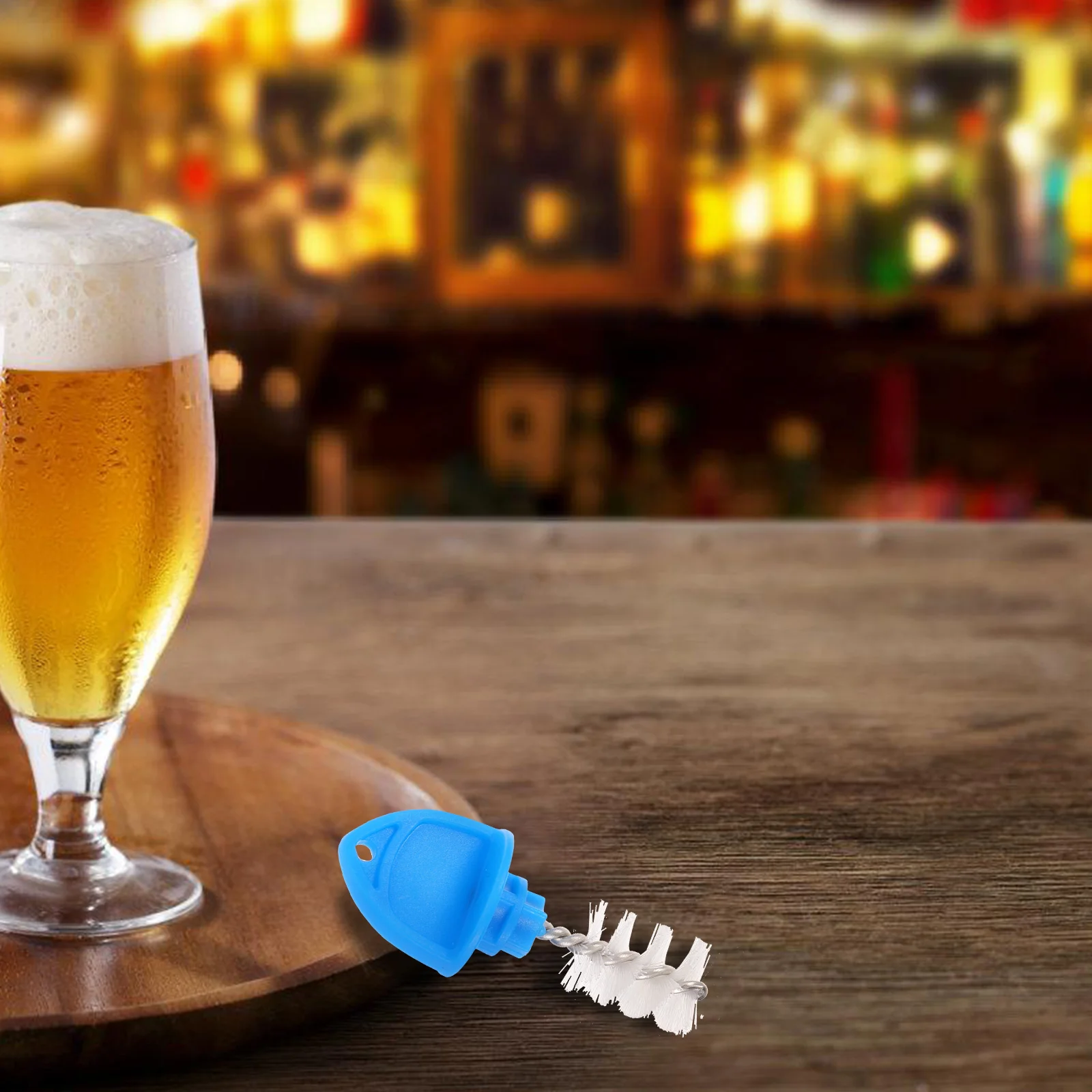 

8pcs Beer Tap Brush Blue Cleaning Tool for Taps Stainless Steel Faucet Plugs Home Bar Accessories Draft Beer Equipment