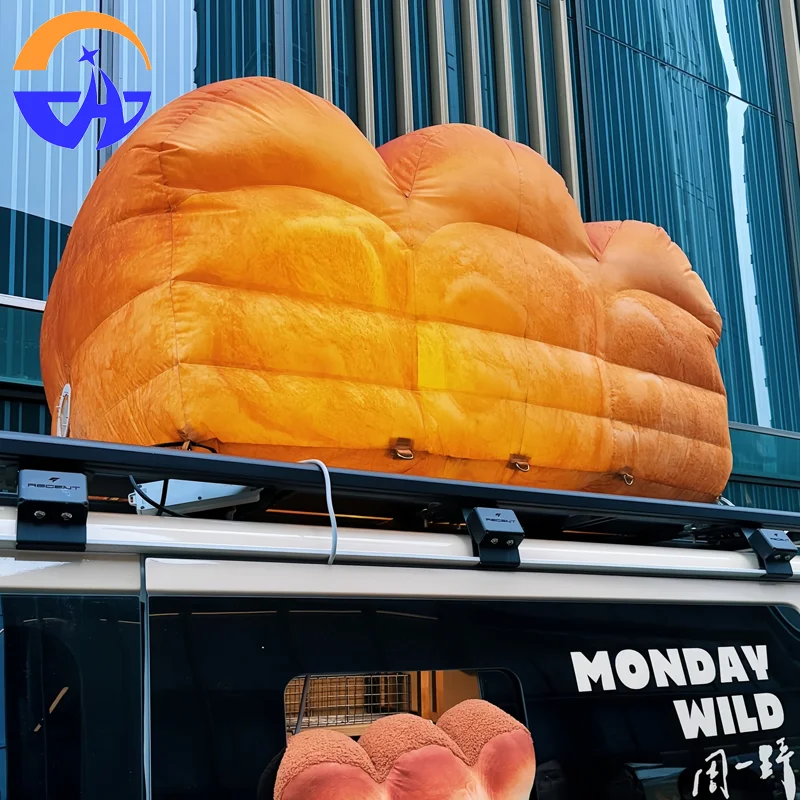

Customized inflatable simulated toast bread air model, a traffic-driving prop and display decoration for bread festivals