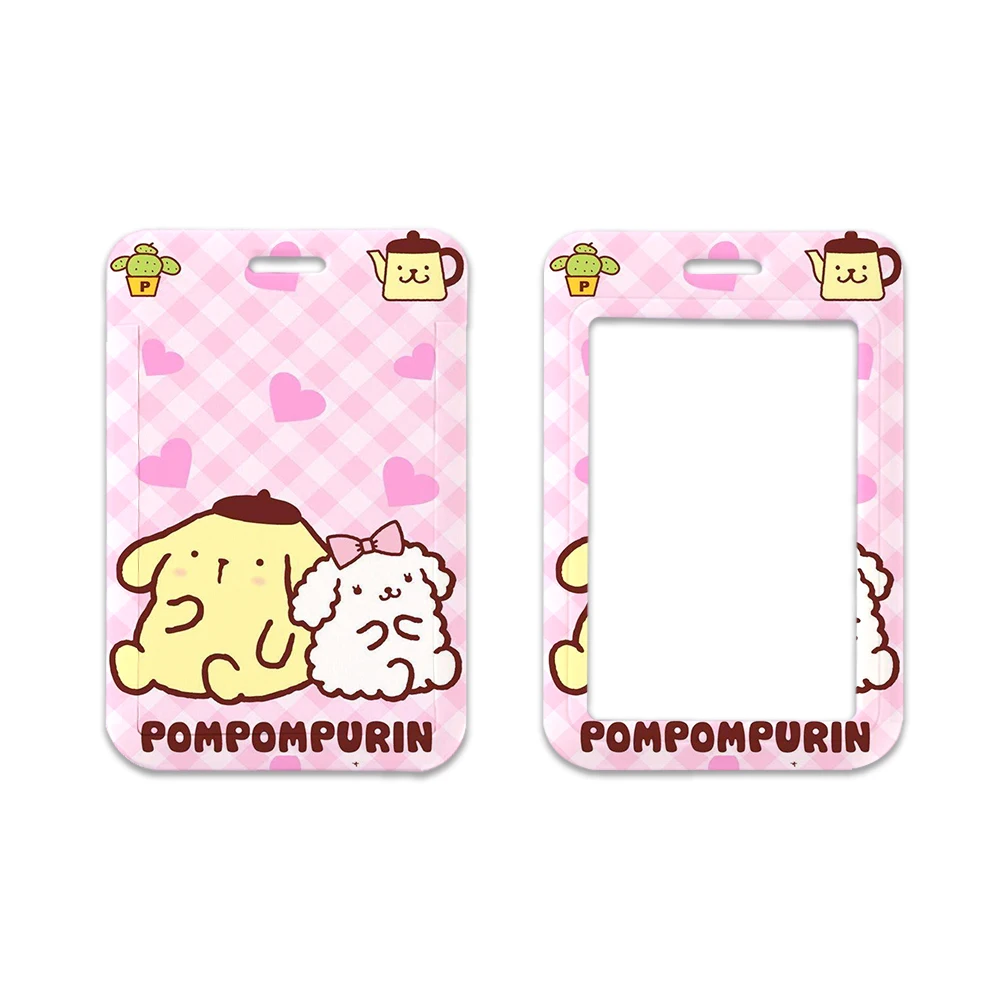 Sangles de téléphone de bande dessinée, lanière de figure Pompompurin, ULde suspension pour téléphone prédire, porte-badge de carte d'identité USB, porte-clés, sangles de cou, cadeaux