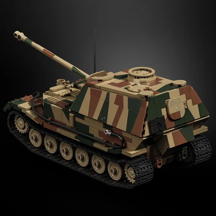 Super Large Tank Building Block Model, High-Difficulty Assembly Toy, Christmas Gift, New Year Gift