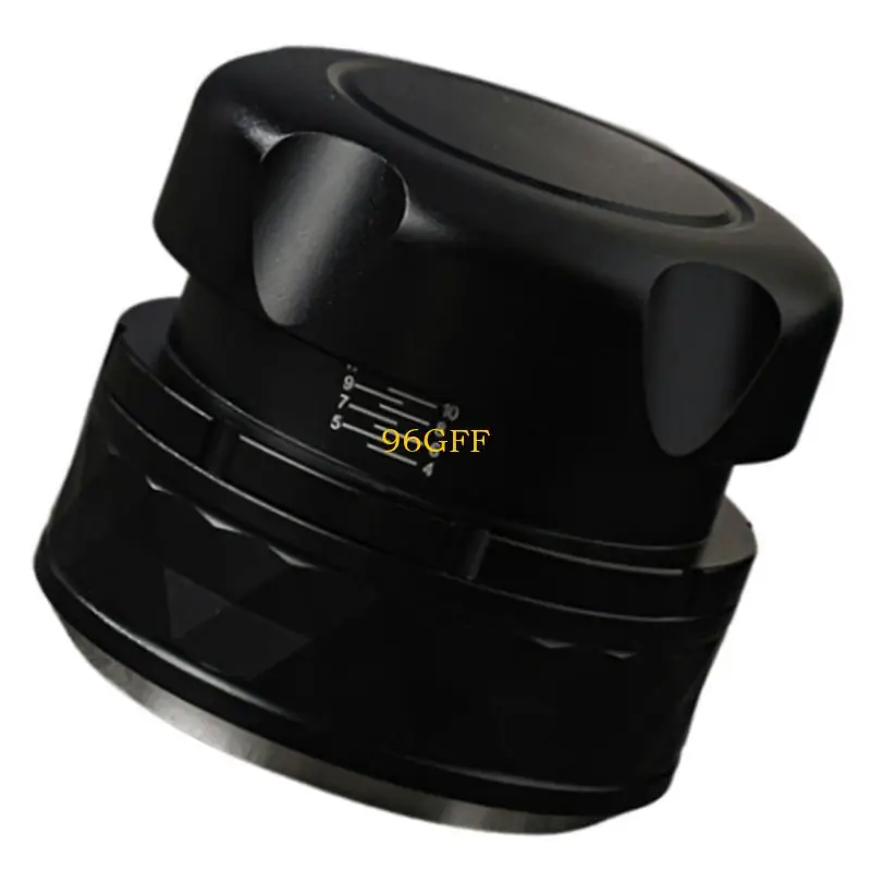 96GF Espresso Accessories 51MM Coffee Tamper Station Tool Calibrated Distributor for Machine Hand Tampers Stainless Steel