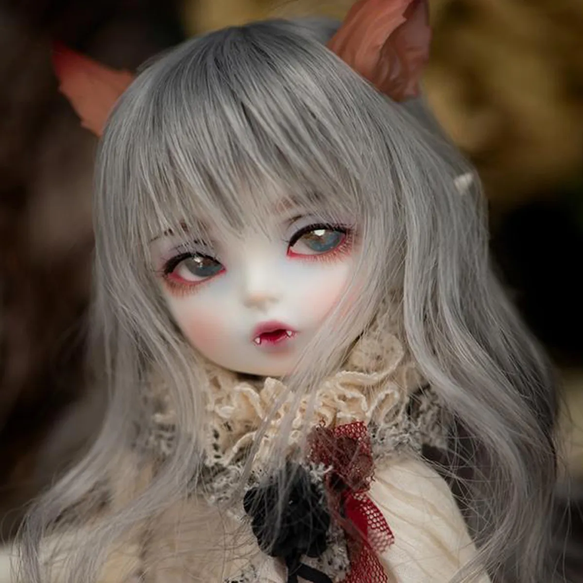 

New 1/6 point female FL Hwayu bjd sd doll vampire princess full set resin joint doll spot makeup