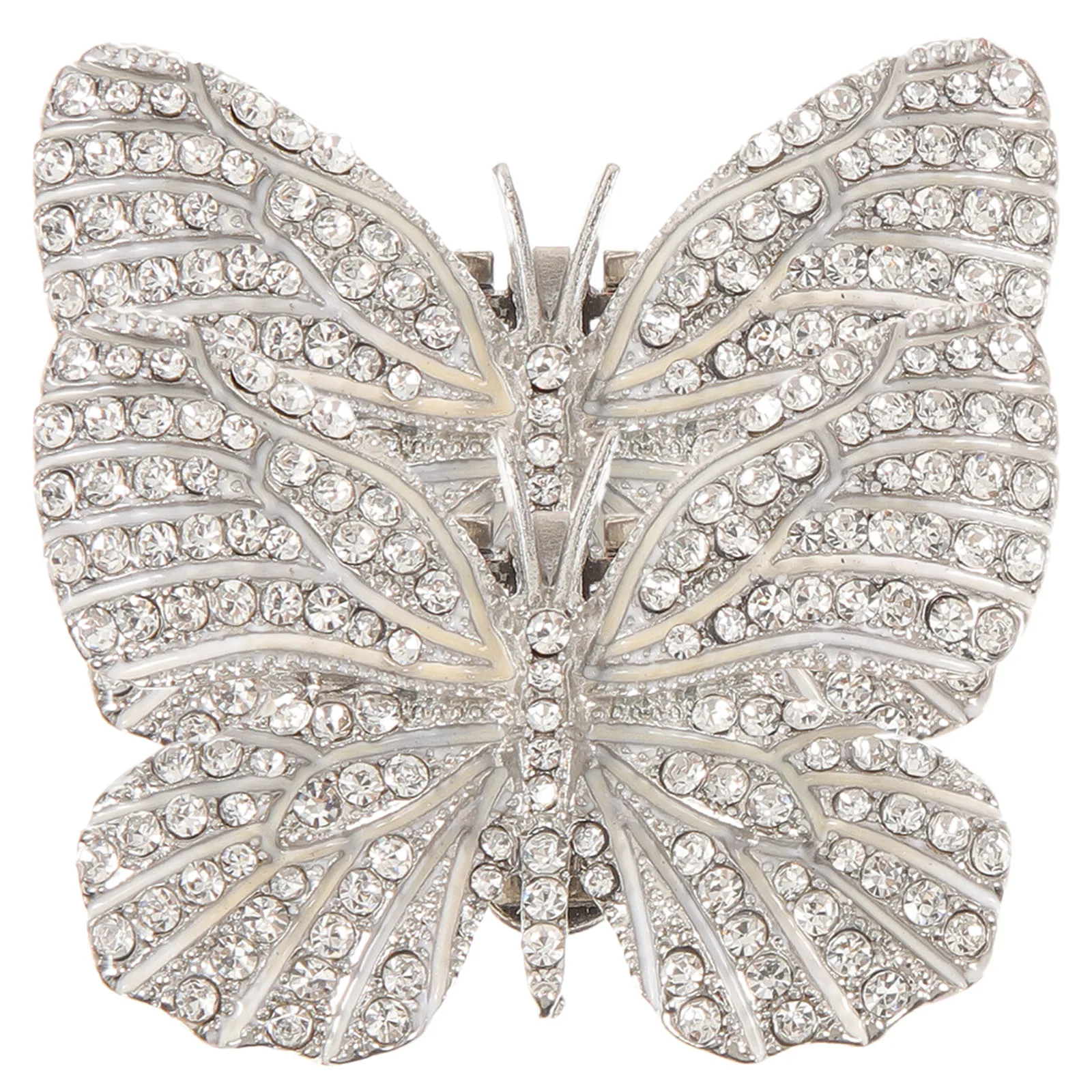 

Decorative Rhinestone Butterfly Bridal Wedding Heels Butterfly Shoe Buckle Accessories Women Shoe Flowers Reusable