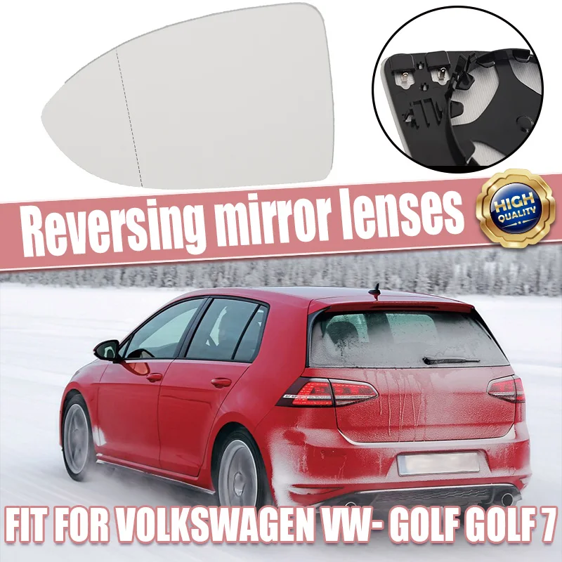 

Fit For Volkswagen VW Golf 7 MK7 GTI GTD 2012-19 Golf VII Left or Right Side Heated Wing Mirror Glass Rearview Mirror Lens