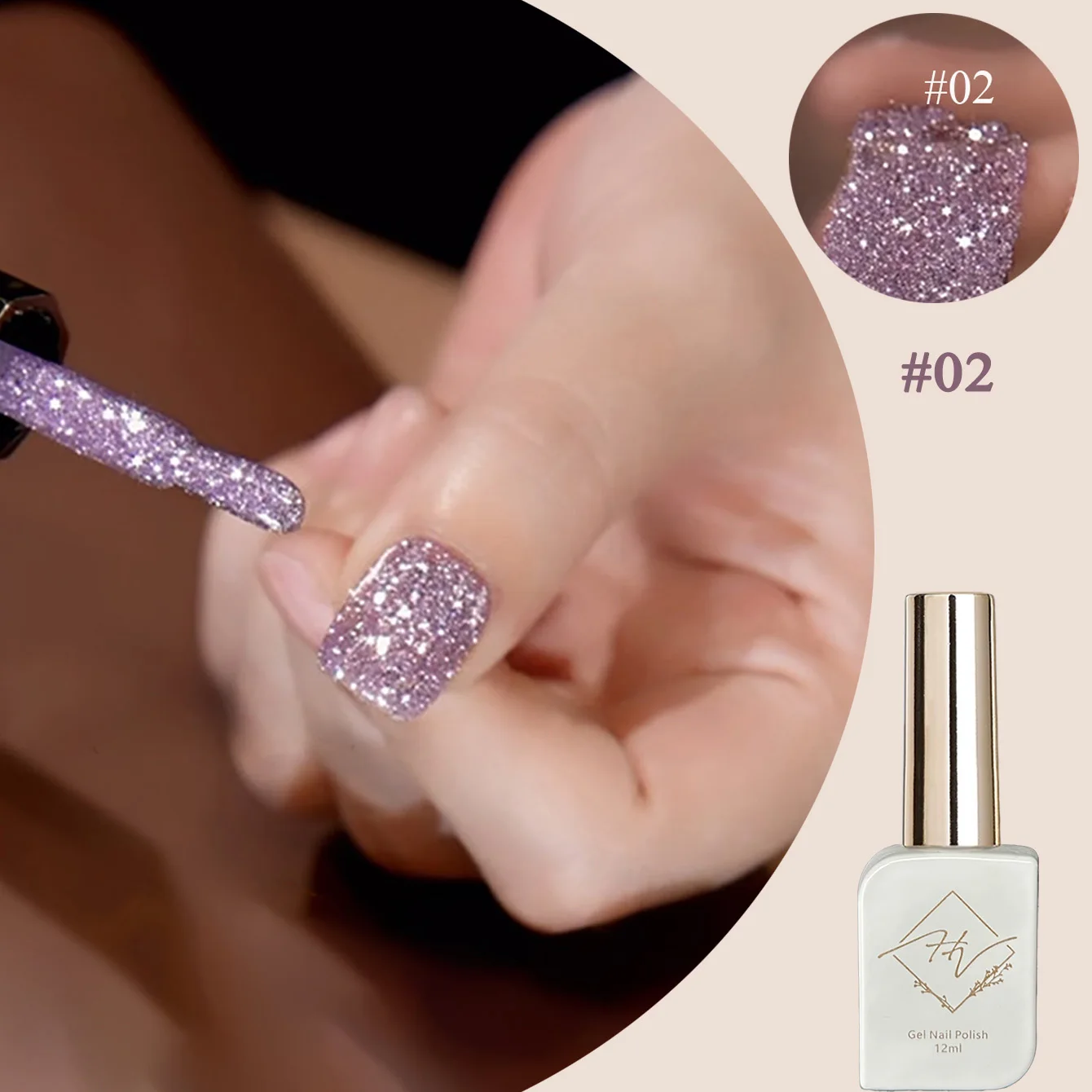 

1 шт. ZH 2025 Sparkly Starry Night Effect - УФ-светодиод Soak Off, долговечный дизайн ногтей, принадлежности для ногтей, новый вечерние флэш-гель-лак для ногтей