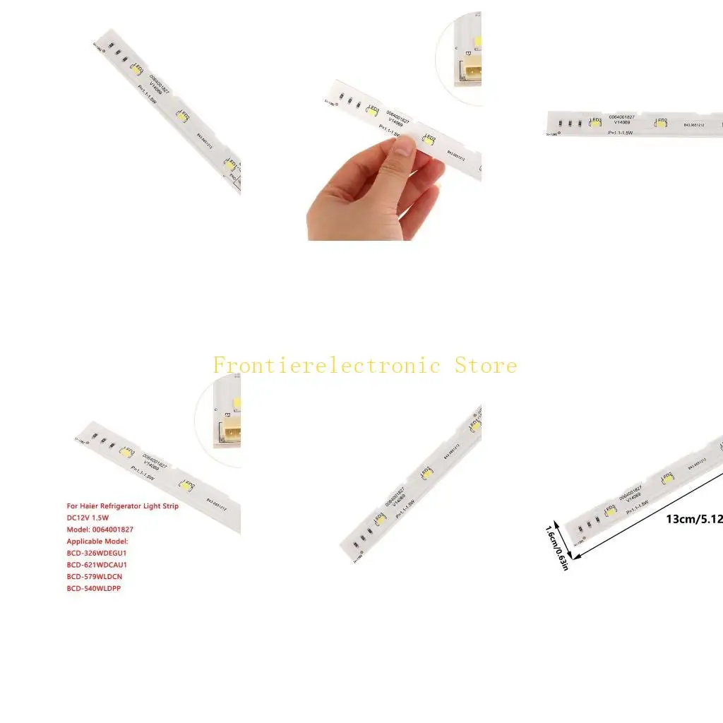 G8DB Replacement Fridge LED Light Bar Fridge Parts Refrigerator LED Light Strips for BCD-575WDBI Front Door 0064001827