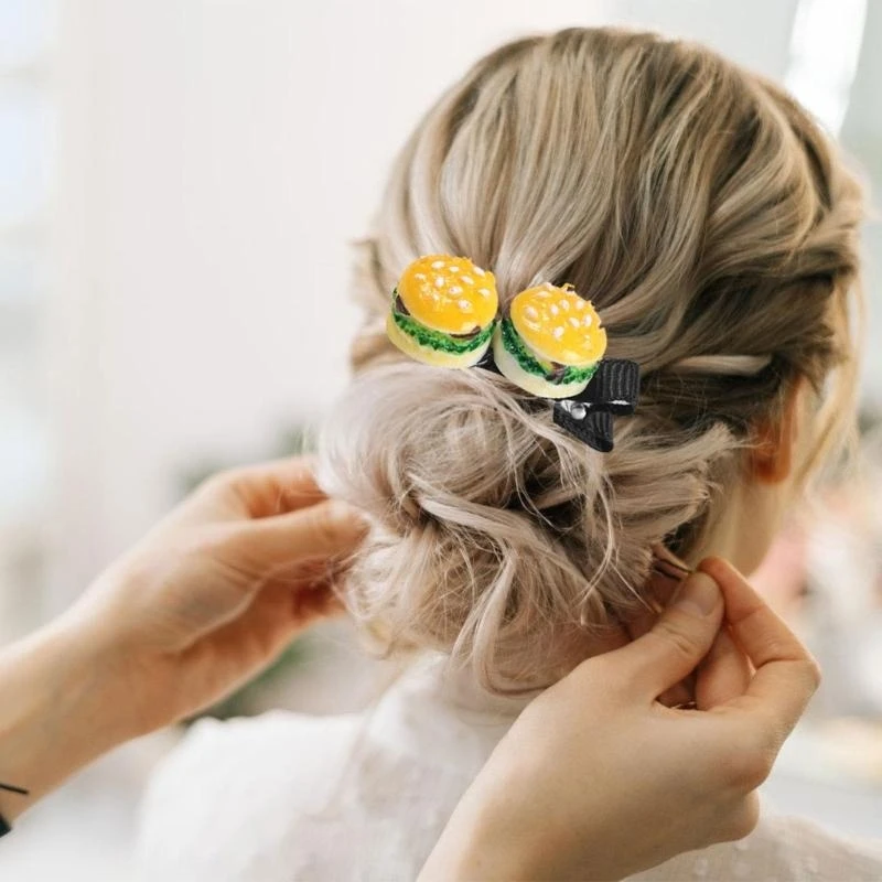 Y5GC Candied Haws Havs Barrettes Creative Side Clip Hair Styling Tool สำหรับเด็กผู้ใหญ่