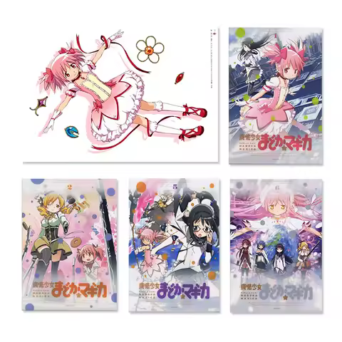 Anime Girl Puella Magi Madoka Magica Poster Cartoon Manga Magazine Cover Canvas Painting HD Print Home Wall Mural Decor Cuadros