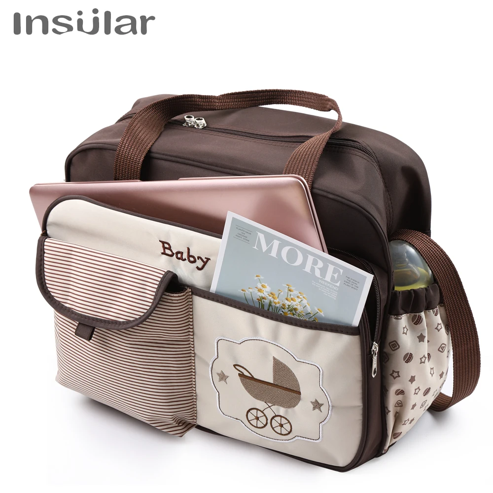 New Mommy Changing Bag Lovely Multicolored Baby Diaper Bag Large Capacity Fashion Mother\'s Maternity Bag Baby Stroller Nappy Bag