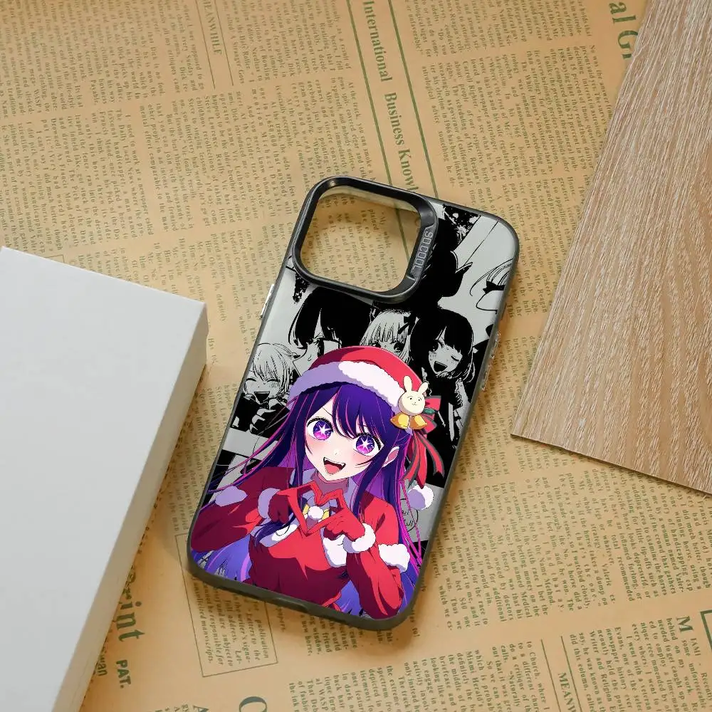 حافظة هاتف Anime A-Ai H-H-Hoshino شفافة متغيرة الألوان لهاتف IPhone 11-16 حافظة TPU مضادة للسقوط، مقاس نحيف. #3