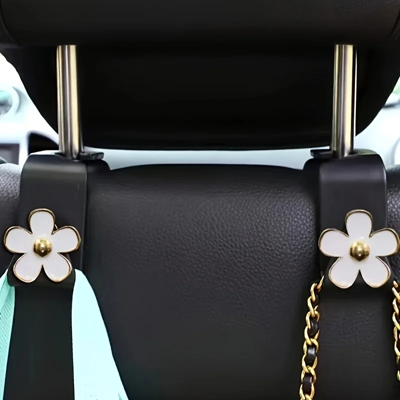 2 stücke Universal Auto Sitz Kopfstütze Haken Für Auto Rücksitz Lagerung Organizer Aufhänger Halter Für Handtasche Geldbörse Taschen Kleidung mäntel – Detail 5