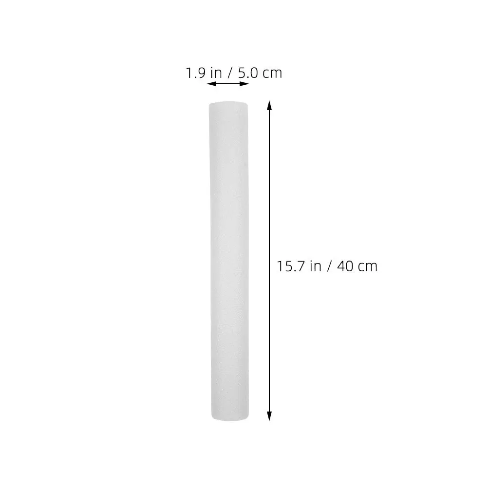6 قطعة أعواد رغوة بيضاء 15.72 بوصة أعمدة رغوة عالية الصلابة لترتيب الزهور الحرف النمذجة يعرض قضبان الزهور #4