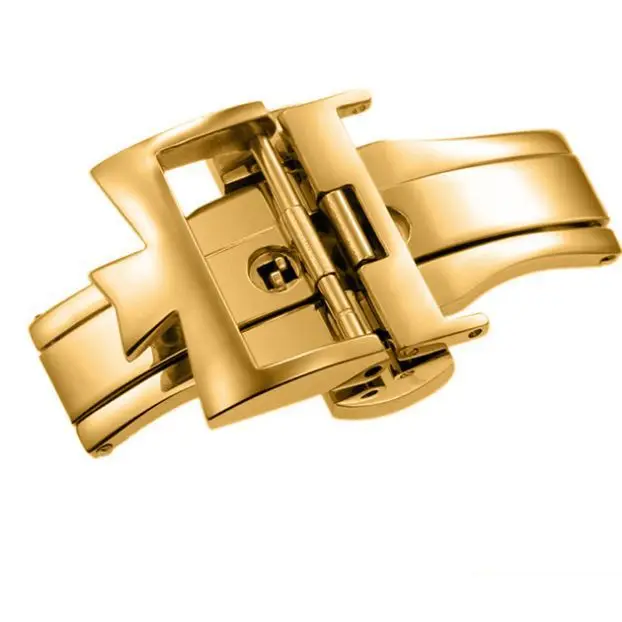 Premium Watch Buckle Stainless Steel Clasp For Leather Strap 14mm 16mm 18mm 20mm Luxury Mechanical Watch Accessory