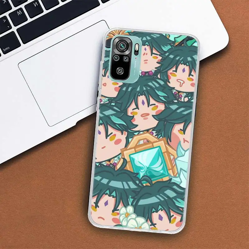 Cute Cartoon Genshin Lmpact Phone Case For Xiaomi Mi 12T Pro 12X 11 Ultra 10 12 Lite 13 5G 11i 11T 10T 9 9T 8 6X 5X Cover Soft F