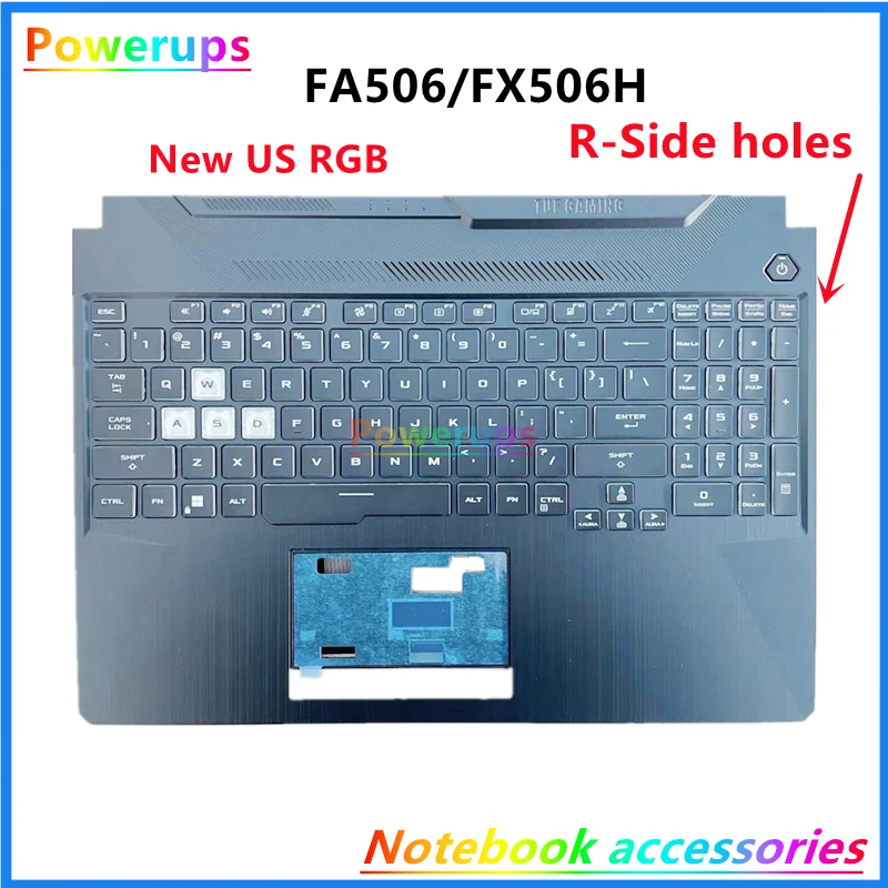 Laptop/Notebook US/UK/RU/SP Backlight Keyboard Shell/Cover/Case For Asus TUF Gaming 8 A15 F15 FX506 FX506H FA506 FA506II FA506IU