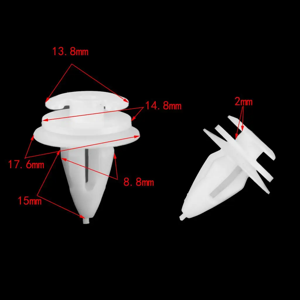 

30pcs Nylon Door Trim Panel Retainers Fasteners Clips for BMW 51411973500