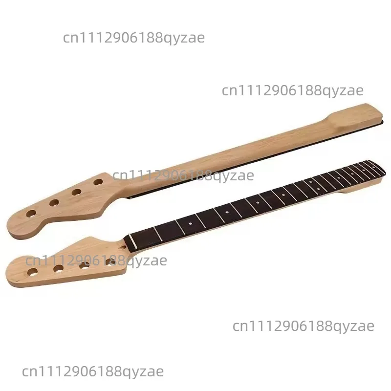 4 Strings Work in Progress Electric Bass Neck, Maple, Bass Electric Guitar Modified DIY Accessories