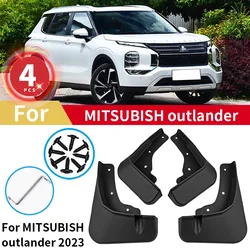 For Mitsubishi Outlander Mud Flaps 2022 2023 2024 Four Seasons Car Mudguard Mudguards Accessories Splash Guards Cover Fender