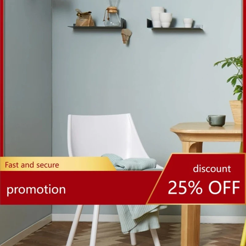 Artificial Silk Chair  Minimalist High Quality ABS Carbon Steel Color Creative Dining Chair