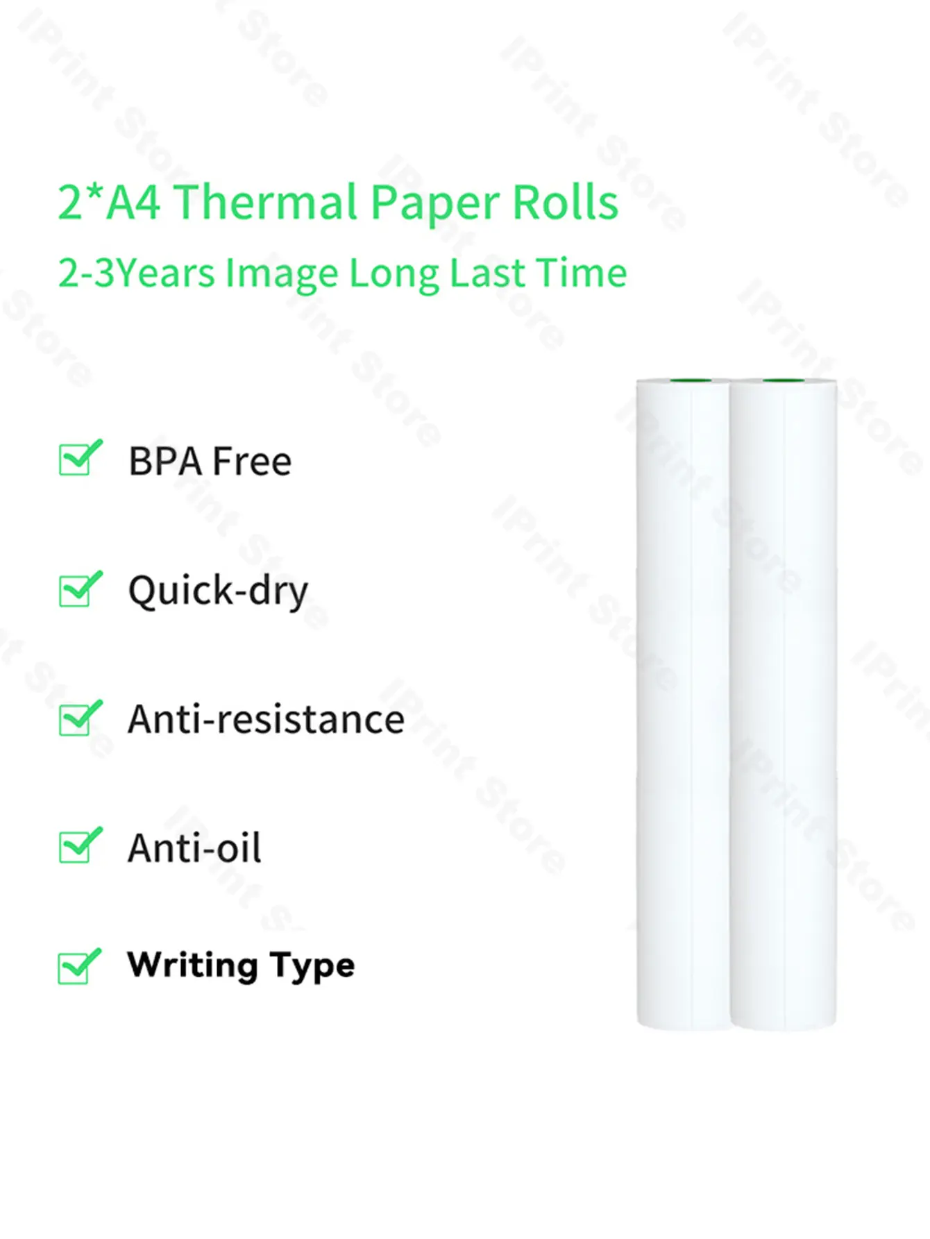 Peripage Thermal A4-Papier für a40-Drucker Schnellt rockn ender Schreibtyp Endlos papierrolle Thermopapier Papel Termico