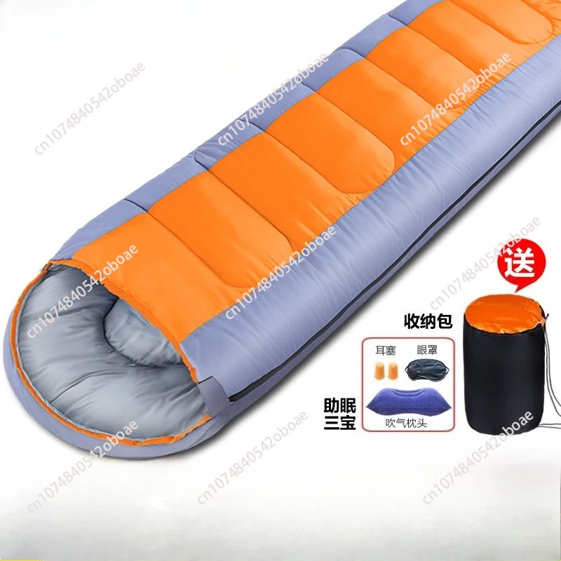 Outdoor Adult Camping Nap Portable Envelope Dirt-Proof Sleeping Bag Travel